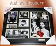 ON SPECIALS!! AUDREY HEPBURN MEMORABILIA SIGNED FRAMED, LIMITED EDITION w/ COA