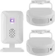 Motion Sensor Alarm Wireless Detector Home Security Alert System Doorbell for Fr
