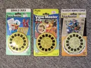 (3) View Master Reels Pluto, The Great Muppet Caper, Donald Duck