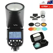 Godox V1-N 2.4G Round Head Speedlite Flash For Nikon + Magnetic Filter Diffuser