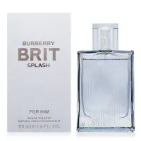 在飛比找Yahoo!奇摩拍賣優惠-Burberry Brit Splash 海洋風格男性淡香水