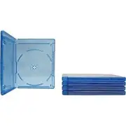 20 SINGLE Blu Ray no LOGO Cover Case 12mm Hold 1 BluRay Disc Clear