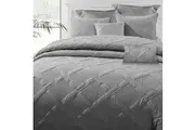Ramesses Ultimate Grey 7-Piece Air Cloud Bamboo Blend Matelasse Comforter Set