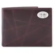 ZeppelinProducts UTN-IWT1-WRNK-BRW Tennessee Passcase Wrinkle Leather Wallet