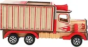 UPKOCH Decorative Truck Statue Model Truck Toy Wooden Model Home Decor Desktop Ornament