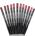 12 Colors Lipliner Pencil Set, Waterproof and Long Lasting, Smooth and Creamy Li