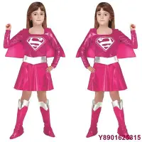 在飛比找Yahoo!奇摩拍賣優惠-瑤瑤小鋪女童超人Cosplay裙 兒童神力女超人造型服飾 萬