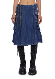 [Tripp NYC] Super Denim Kilt
