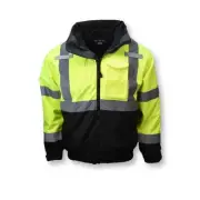 SJ210B-3ZGS-XL Radwear Winter Bomber Jacket, Type R Class 3, GR/Bottom, X-L