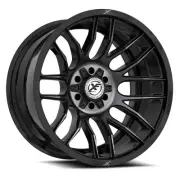 20x10 XF Off-Road XF-232 Gloss Black Mach Titanium DDT Wheel 6x135/6x5.5 (-24mm)