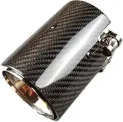 Car Silencers Glossy Performance Carbon Exhaust Tips Fit For Bmw F87 F80 F82 F83 F90 M2 M3 M4 M5 M6 Muffle Nozzles Exhaust Muffler(IN 63 OUT 105 MM)