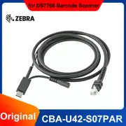 New Zebra CBA-U42-S07PAR USB Cable 7ft for Barcode Scanner 1/2/5/10/20PK Lot