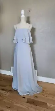 Sorrell Vita Bridesmaid Dress Color light Grey Size 10 NEW