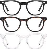 Reading Glasses for Women/Men - Blue Light Blocking Glasses Filter Glare (2.5x)