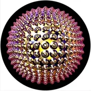 Slipmat Slip Mat Scratch Pad Felt for any 12" LP DJ Vinyl Turntable Record Player Custom Graphical - Ball Spikes