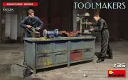 MiniArt 1/35 Tool Makers: Workbench, 2x Tool Boxes, 2x Figures & more