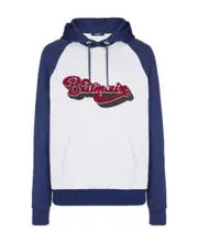 Balmain Retro '70s Hoodie S,L Blue