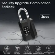 2 Pcs Gym Locker Lock Waterproof Gym Lock 4 Digit Resettable Code gupQO