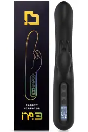 BLACQ 9" Digital Rabbit Vibrator with Clitoral Teaser