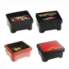Sushi Container Unadon Box Sealed Rectangle Reusable Portable Food Container