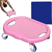 Ab Wheel Board - Core Strength Training Equipment,Silent Core Sliders for Working Out, Abdominal Workout Equipment with Mat for Home Gym Exercise