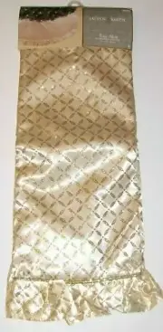 Christmas Tree Skirt 52 inches Gold Jaclyn Smith, New w/Tag