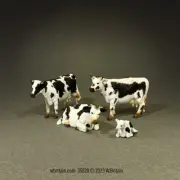 W. Britain - Black Randall Lineback Cows #35020