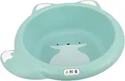 ORFOFE Baby Bath Suit Sturdy Cartoon Foot Basin Portable Face Washing Basin Easy Storage for Travel