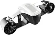Underwater Scooters Underwater Thruster Submersible Drone Diving Equipment Snorkeling Thruster Underwater Booster Underwater Robot Diving Swimming Boosters(White)