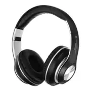 Wireless Folding bluetooth V5.0 Gaming Headphone Hi-Fi Stereo Earphone With Mic FM SD Card BLACK COLOR