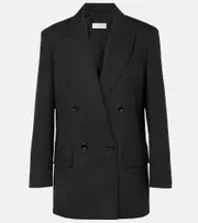 [Max Mara] Max Mara Palanca wool, mohair, and silk blazer UK 10 black