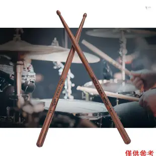 Yohi 一對 5A 木製鼓槌鼓棒楓木鼓套配件