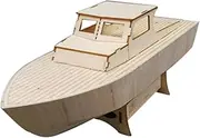 Sunshine Wooden Small Yacht Manually Assembled Ship Remote Control Boat Model Kit