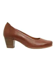 [Wide Steps] Cyrus Cognac Glove Heeled Shoes