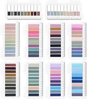 2000 Pcs Sticky Tabs,Joogee Morandi Sticky Notes Page Markers Book Tabs Index Tabs Memo Stickers,Page Markers, Index Tabs Flags, Mini Memo Page Markers Bookmarks Text Sticky Notes