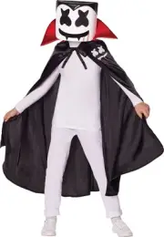 Vampire Marshmello Costume, Medium
