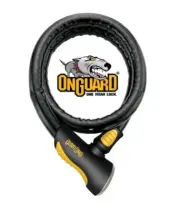 OnGuard Rottweiler 7' Armored Cable Lock for MC Scooter ATV Bicycle OnG. 8023L