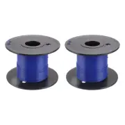 26AWG Gauge Stranded Hook-Up Wire PVC Tinned Copper Wire Spool 30m/100ft Blue