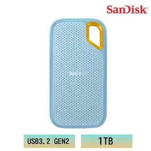 SanDisk E61 1TB 2.5吋行動固態硬碟 SDSSDE61-1T00-G25B (天藍)