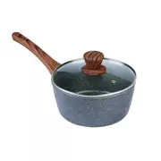 20cm PFOA Free Non-Stick Sauce Pan With Lid cooking Kitchen 4-Layer