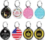 Stainless Steel QR Code Pet ID Tags Dog Tags - Pet Online Profile