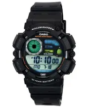 Casio Fishing Gear Line Moon Phase Illuminator WS-1500H-1A 100M Mens Watch