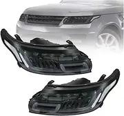 4 Eyes Head Light Compatible For Land Rover Range Compatible For Rover Sport 2014-2017 Front Lamp Left Right Side Compatible For Land Rover Bodykits Headlamp 2014