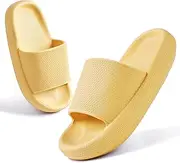 [Menore] boys unisex-child Slide, Yellow, 4.5-5 Big Kid
