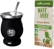 Mate Cup and bombilla 230 ml + Wild Brazilian Green Tea Mate 350 g