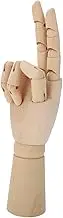 LIFKOME Wooden Hand Model for Sketching Flexible Moveable Fingers Figure for Drawing Art Studio and Animation Practice for Students and Professionals