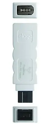 FireWire 400 to 800 Adapter - elago® FireWire Adapter [White]