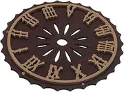FUNOMOCYA Cuckoo Clock Dial Repair Replacement 7 Inch Roman Numerals Wall Clock Face DIY Clock Part Easy Installation for Home Dec