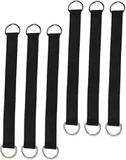Mipcase 6Pcs Heavy Duty Tree Swing Hanging Straps with Rings Durable Hammock Ropes for Outdoor Use for Camping Backpacking and Backyard Swing Installation