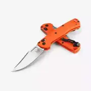Benchmade 15535 Taggedout Folding Knife - ORANGE GRIVORY - Free & Fast Post